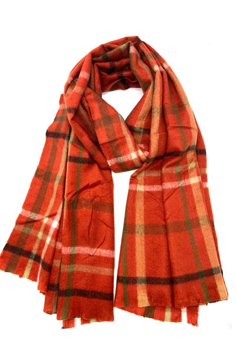 LINETA - Wholesale Sjaal - Dames - HH-140 dikke geruite sjaal4