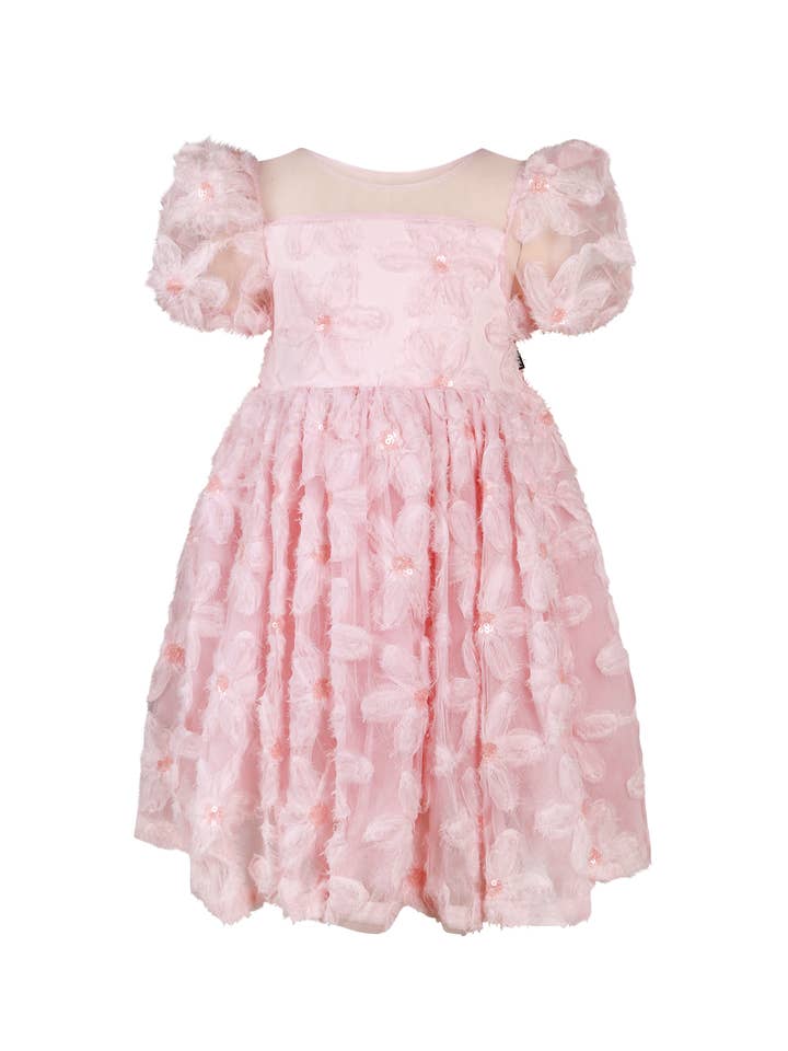 PUFFY TULLE DRESS IN SOFT PINK for wholesale on Faire1