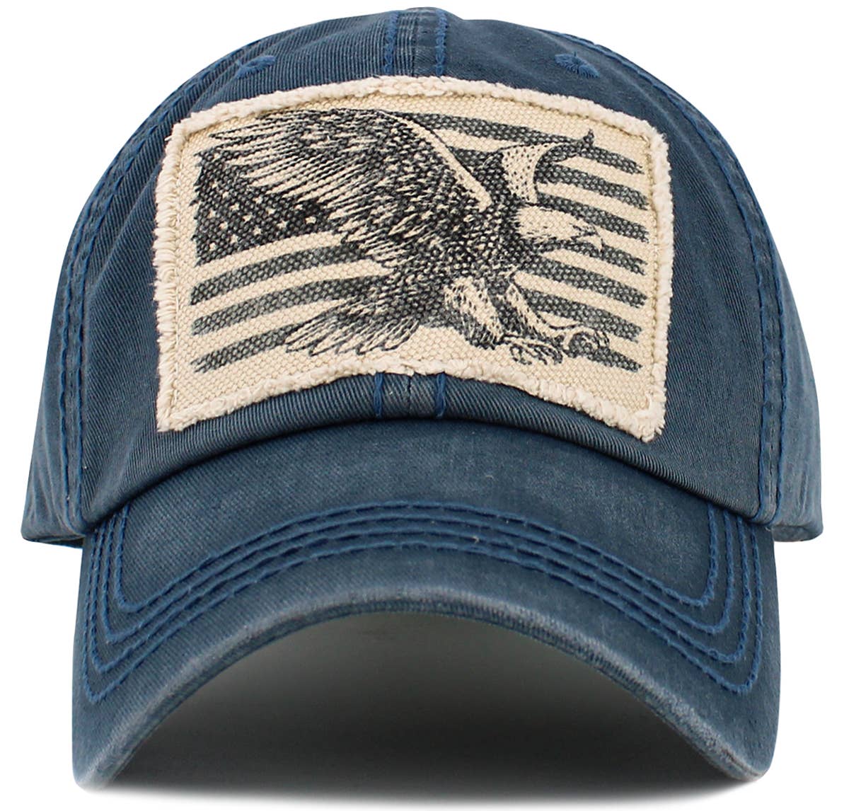 KBETHOS - Wholesale Baseball Cap - Men's - EAGLE FLAG VINTAGE BALLCAP3