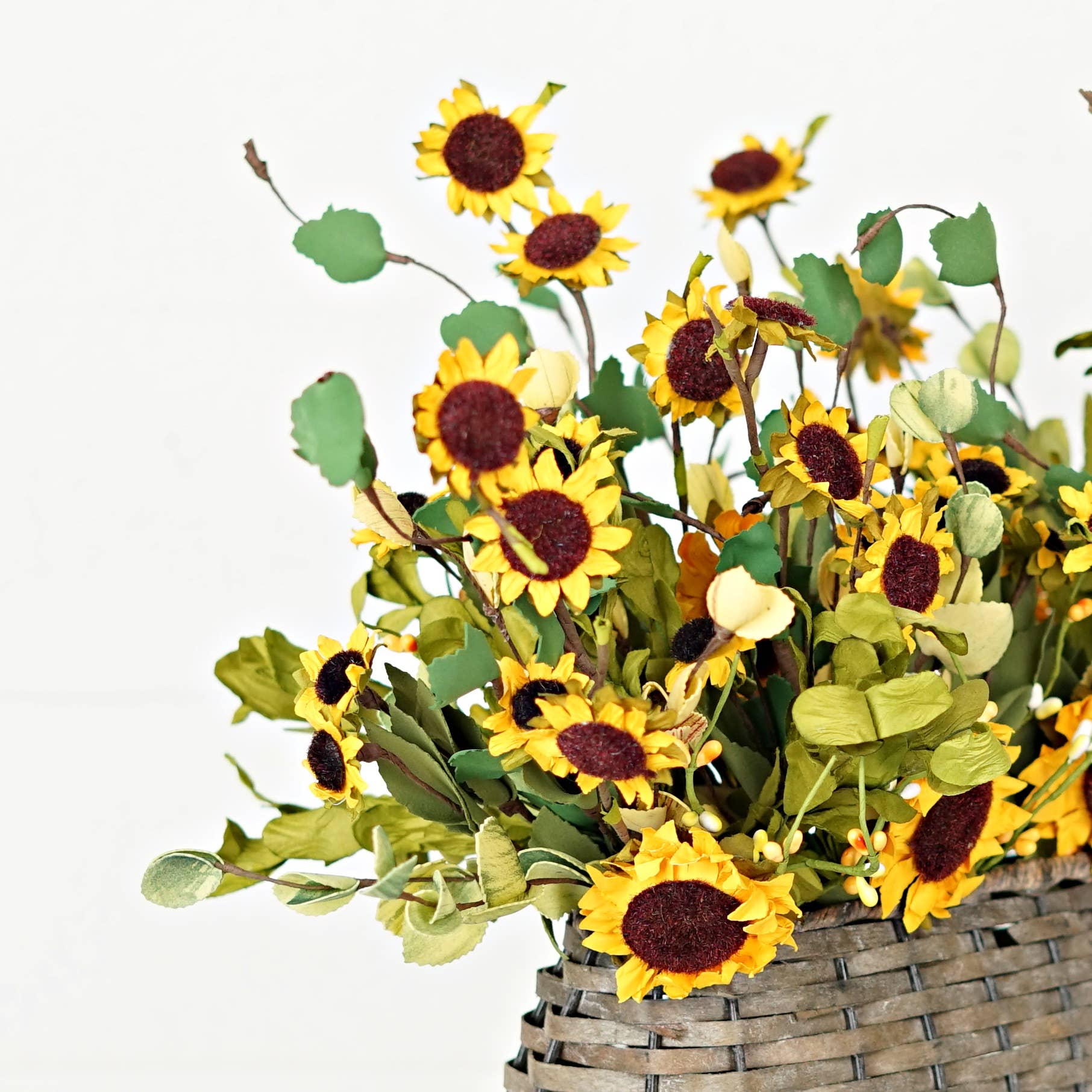 Impressive Enterprises, Inc. - Wholesale Artificial Flowers - ISB81510-14in Wild Sunflower Pick7