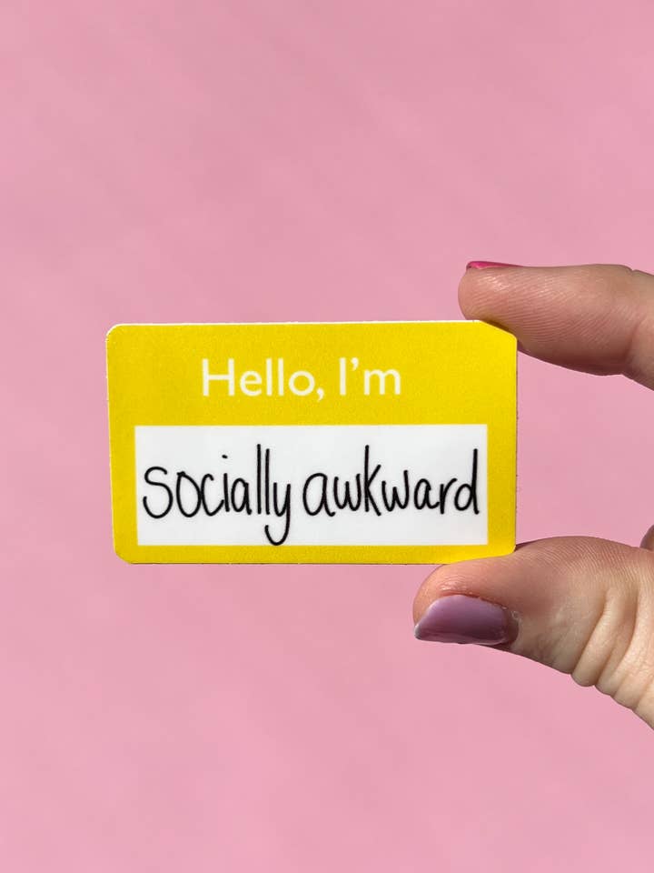 Adesivo socialmente estranho por atacado de Uplifter Sticker