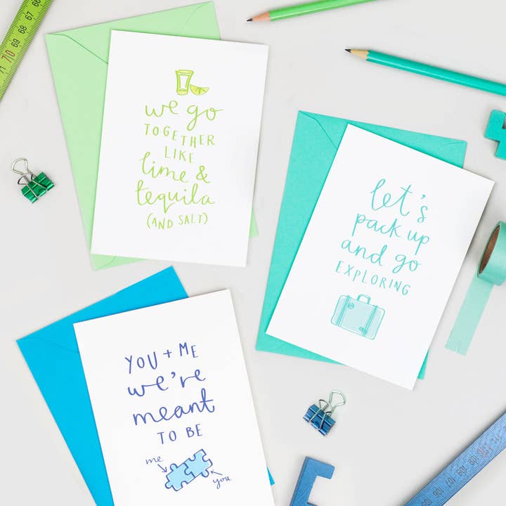 Jane Katherine Houghton Designs – Großhandel Grußkarten für den Alltag – 'Let's Go Exploring' Karte2