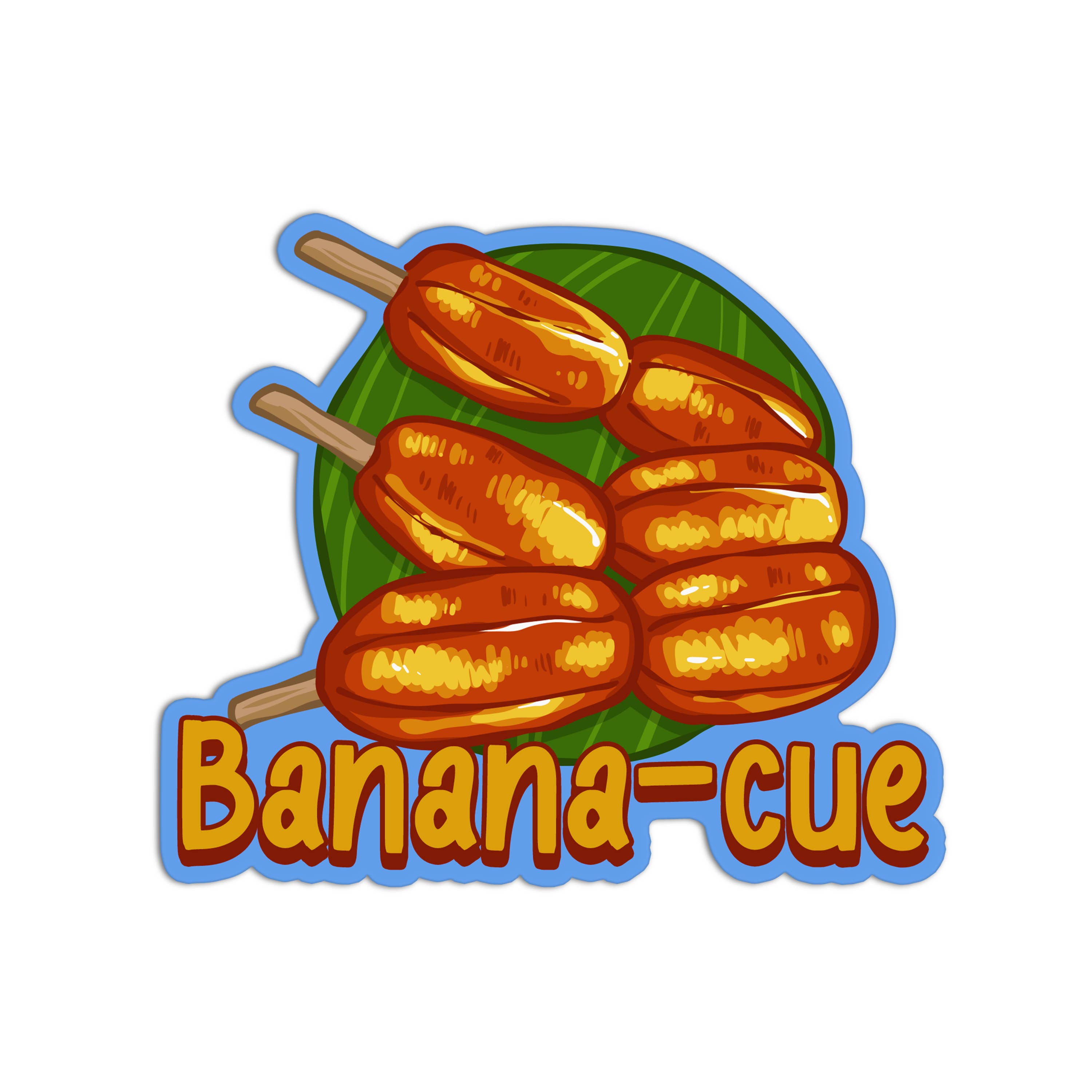 Girls Printing House - Wholesale Sticker - Banana Cue Asian Food Textured Stickers