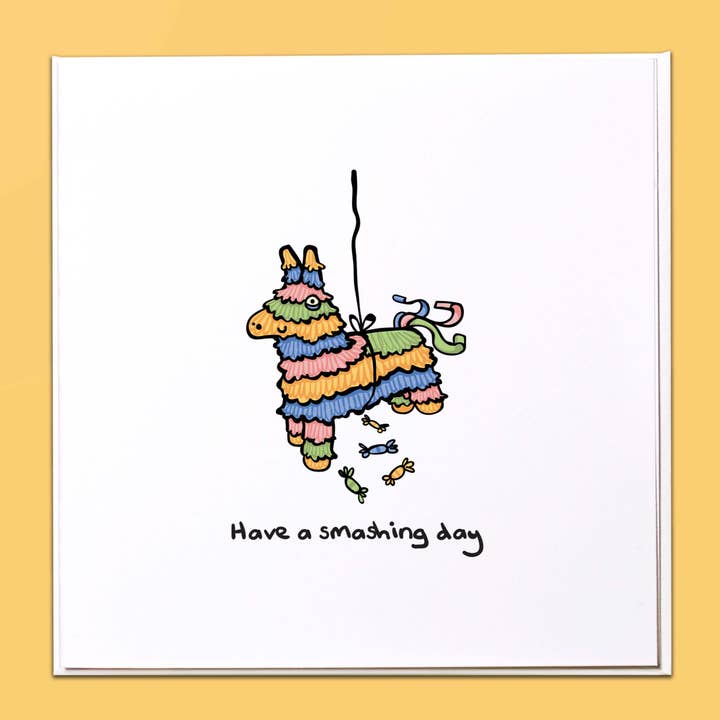 Have a smashing day Greeting Card for wholesale by The Crafty Giraffe