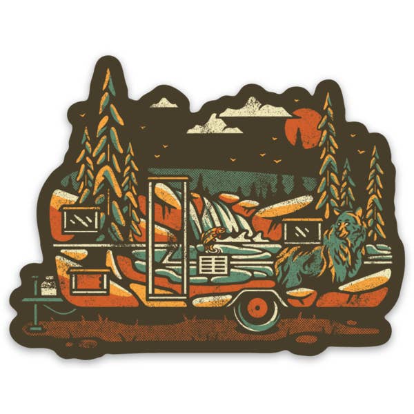 WV Camper Sticker voor wholesale door Loving WV