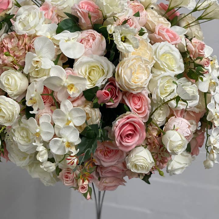 IVY CRUZ - Wholesale Artificial Flowers - Blush Large Artificial Flowers Table Centrepiece
