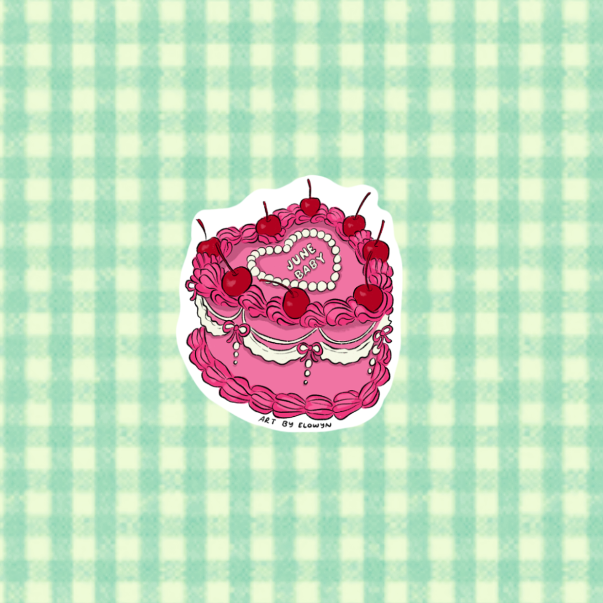 Art By Elowyn – Großhandel Aufkleber – Kuchen für den Geburtsmonat20