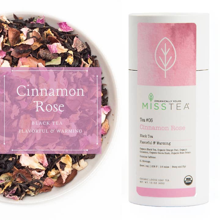 Organic Cinnamon Rose for wholesale by Miss Tea