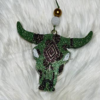 Crânio de touro asteca por atacado de Trenity sparkles