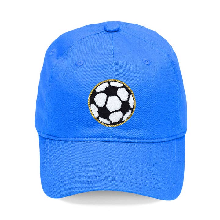 Viv&Lou - Wholesale Baseball Cap - Women's - Soccer Glitter Patch Cap1