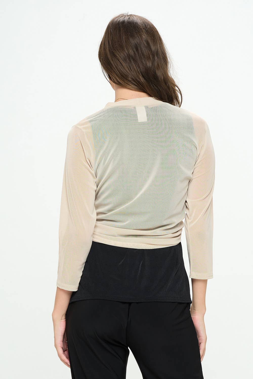 Jostar - Wholesale Cardigan - Women's - Solid Mesh Romance Open cardigan-482MR-QRS11