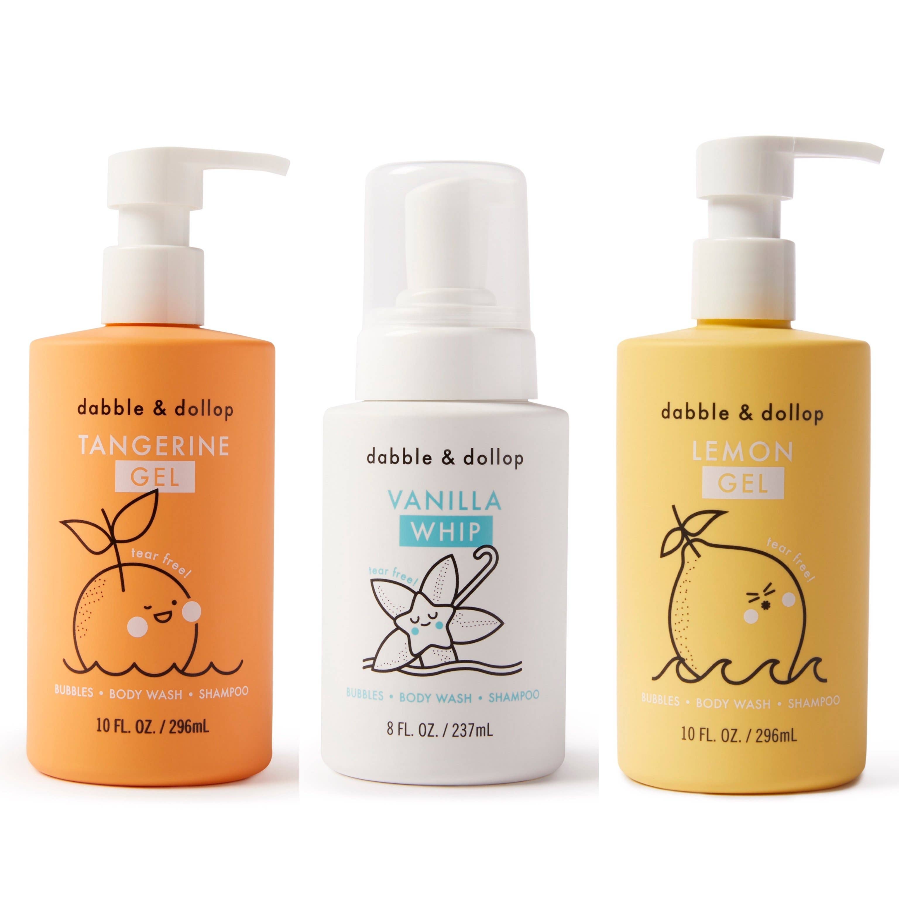 Dabble & Dollop® - Wholesale Baby Bath Set - Kids & Baby - Citrus Kiss Bath Gift Set (incl. mixing bowl)2