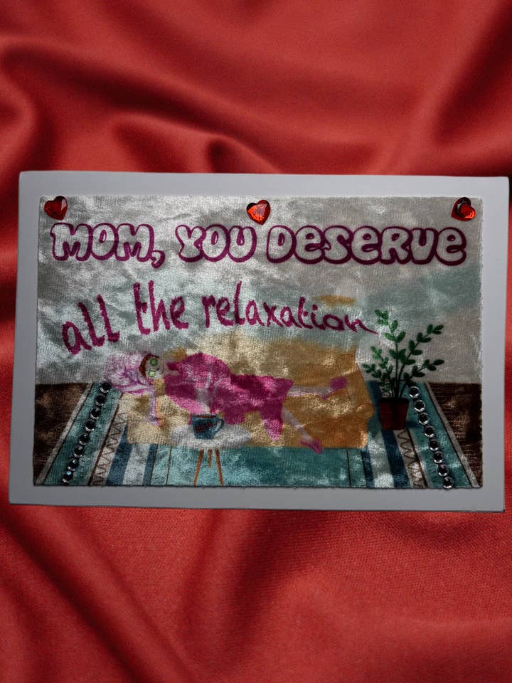 Handmade Mother’s Day Card for wholesale by Kelov Studio