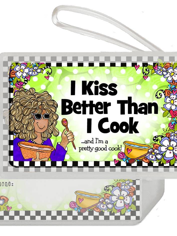 I Kiss Better than I Cook Bolsa Etiqueta para venta al por mayor de Suzy Toronto Wholesale