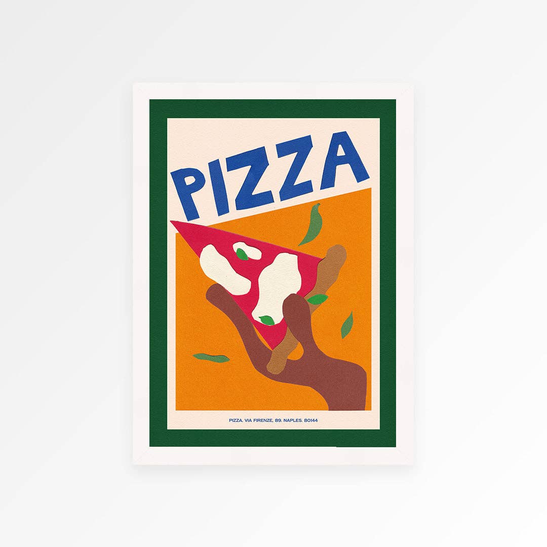Proper Good - Wholesale Art Print - Pizza Hand Collaged Print3