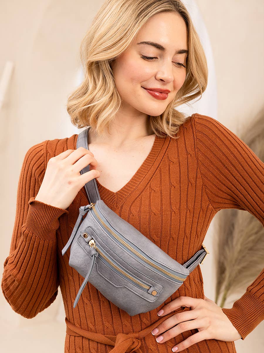 Jen & Co. - Vente Sac à bandoulière – femme - M2741 Astrid Sac Bandoulière Délavé9