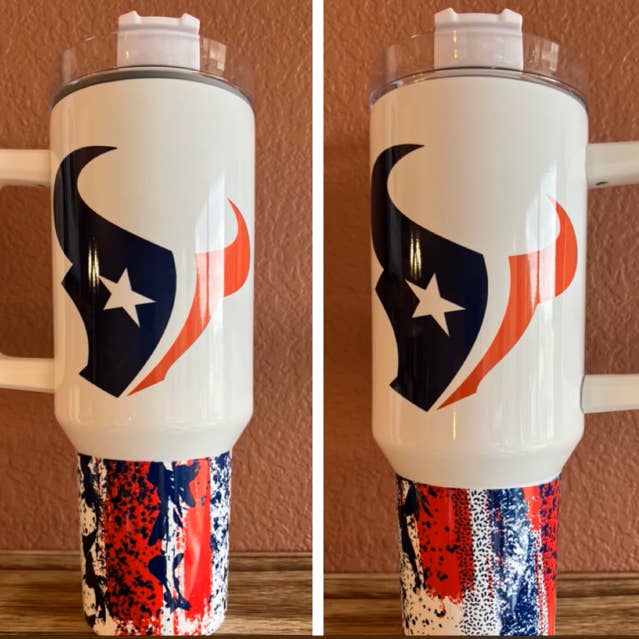 40oz Insulated Mug/Tumbler, Houston Texans Fan for wholesale by LakeDazes