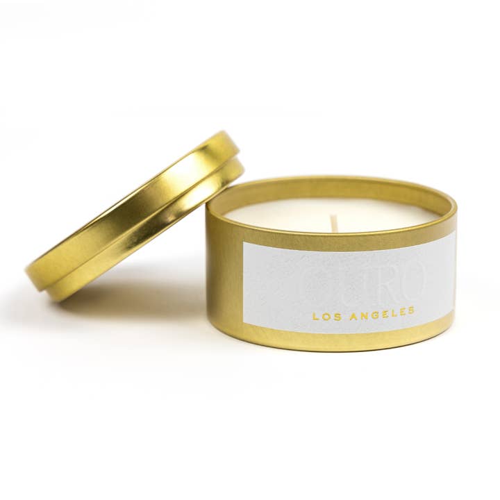 OURO Los Angeles - Wholesale Travel Candles - Innerbloom 5 oz Tin Candle - Orange + Jasmine + Bergamot