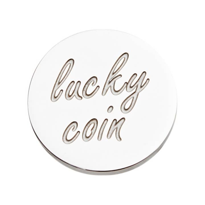 Crystals by HCA Jewellery - Wholesale Keepsake Coin/Token - Coin-"Lucky Coin"-Stainless Steel-Angel2
