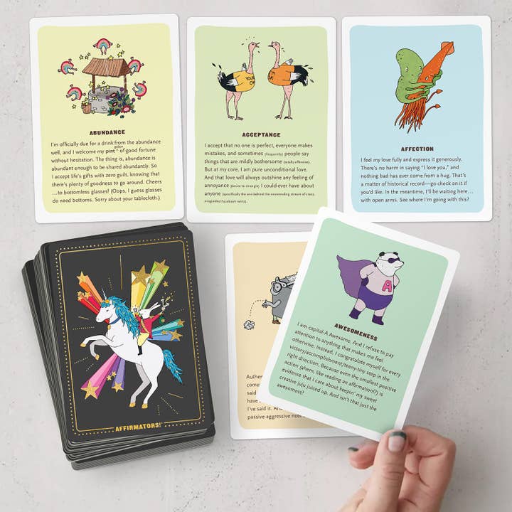 Knock Knock - Wholesale Tarot Cards - Affirmators!® Deluxe Deck: 100 Affirmation Cards5