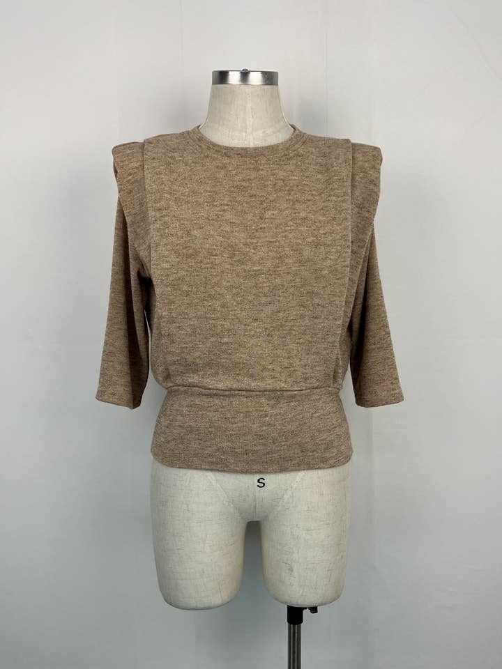 Top a tinta unita (05-3556) per la vendita all'ingrosso da parte di aikha