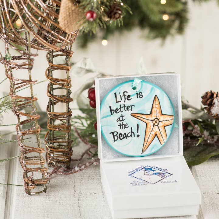 Nola Watkins Collection - Wholesale Ornament - Ornaments | Christmas Ornaments | Handpainted Life is Better