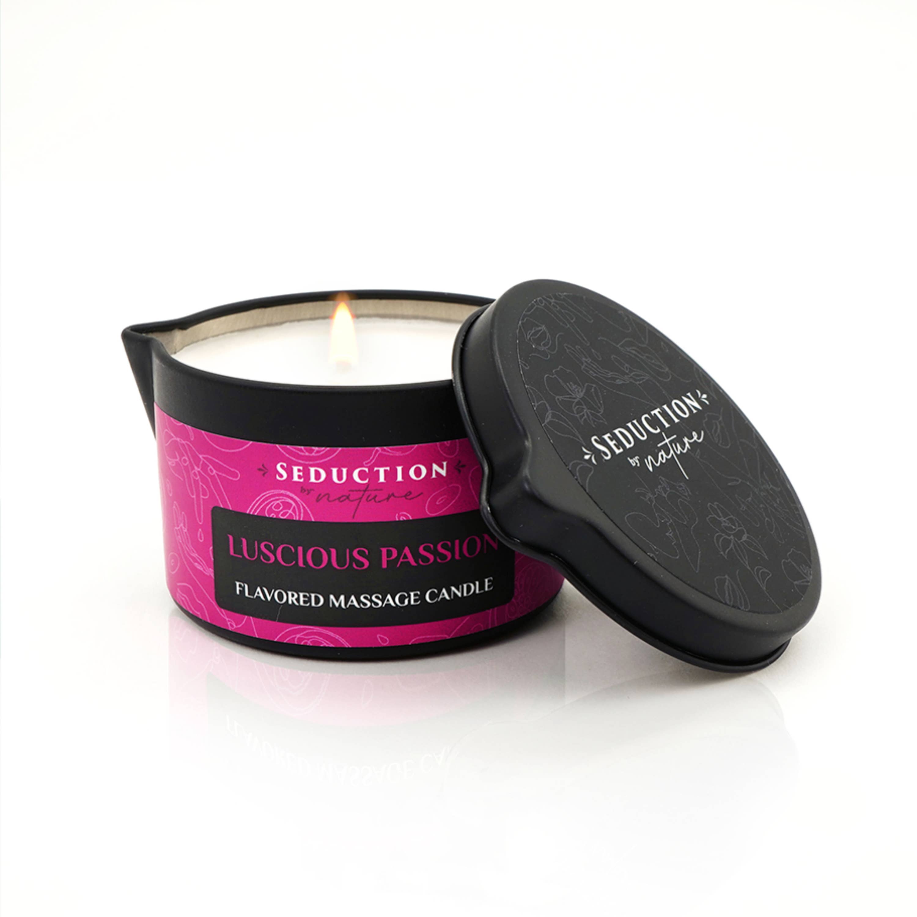 Seduction by Nature - Wholesale Sex Toy - Luscious Passion - Kissable Massage Candle