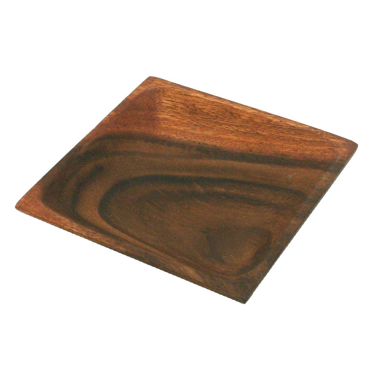 Housewares & Tabletops by Contrast Inc. - Wholesale Decorative Plate/Dish/Bowl - Acacia Square Tapered Plate1