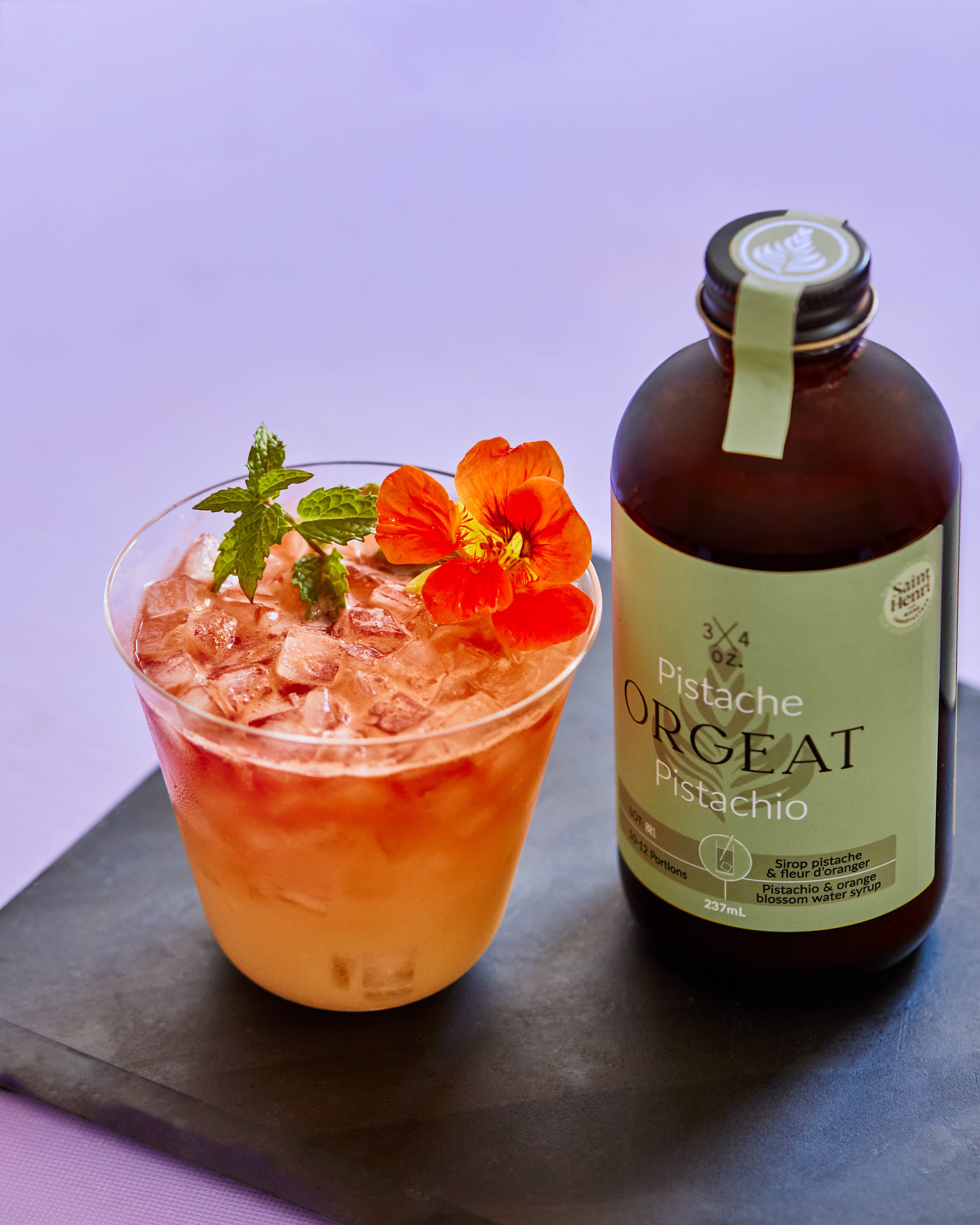 3/4 oz. Tonic - Wholesale Flavored Syrup - Pistachio Orgeat Syrup1