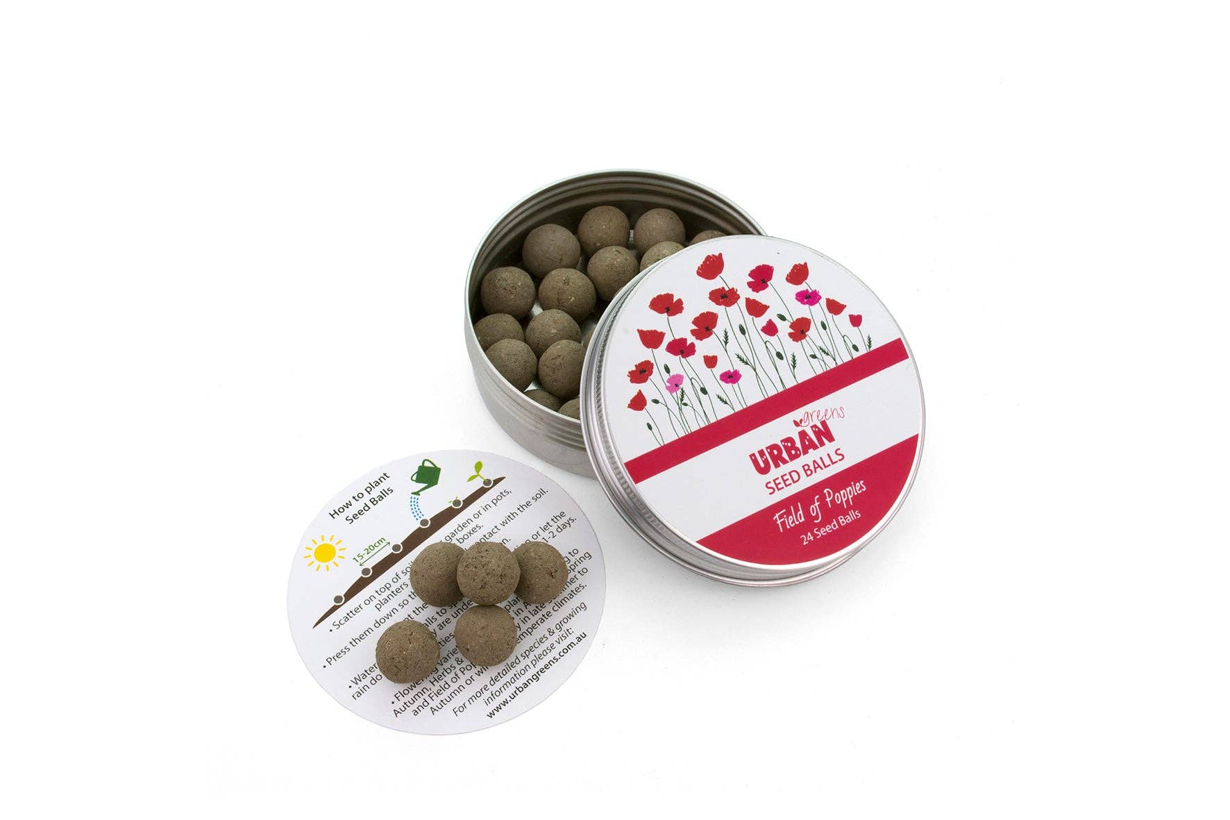 Urban Greens - Wholesale Plant Seeds - Seed Balls Counter Display including 30 Tins of Seed Balls15