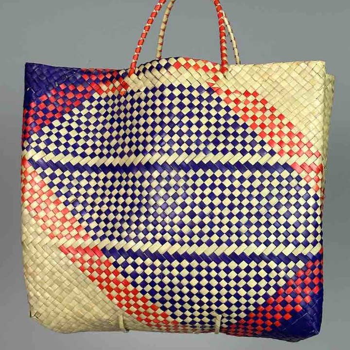 Large Pandan Straw Beach Handbag-Philippines for wholesale by The Niger Bend
