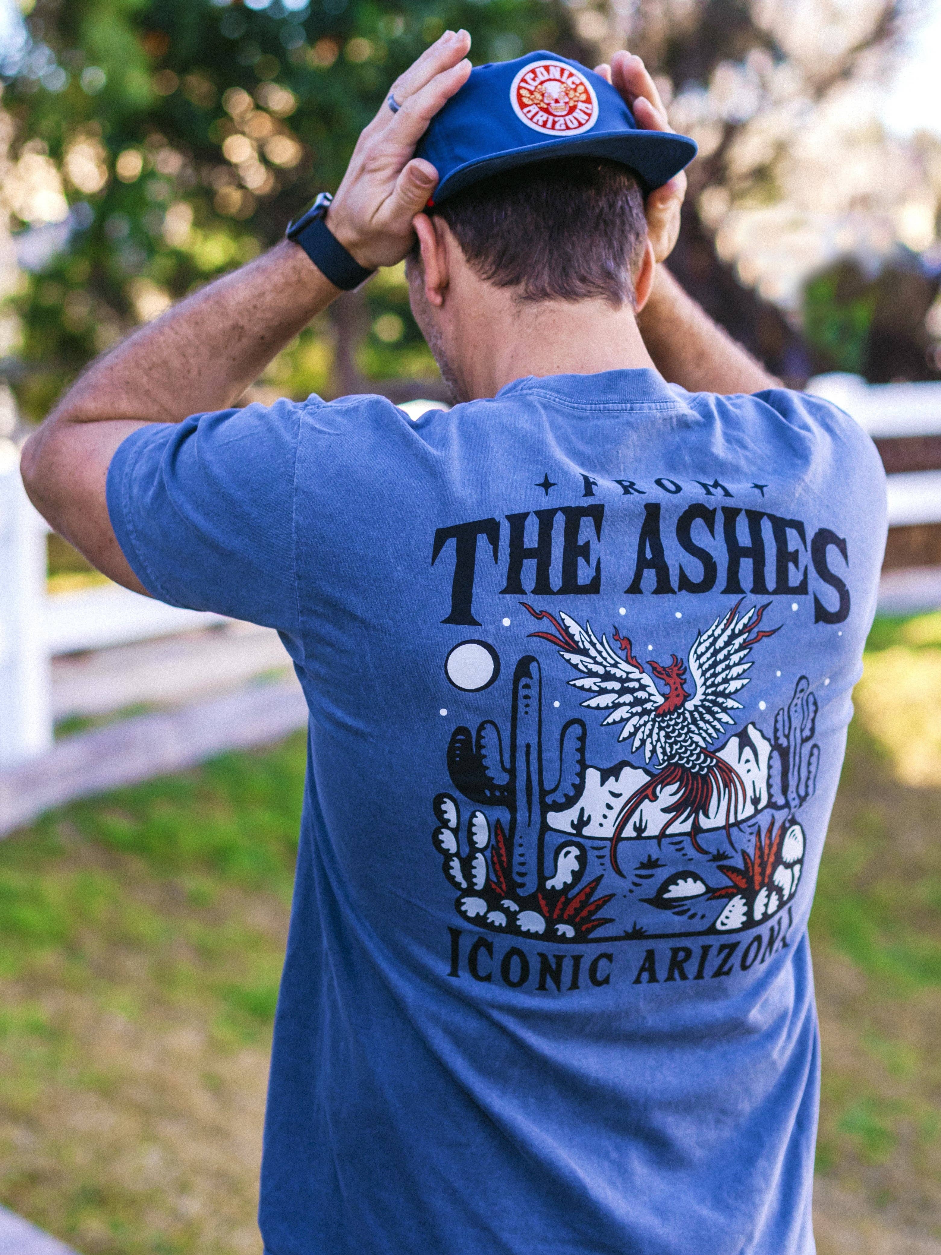 Iconic Arizona - Wholesale Screen Printed T-Shirt - Unisex - From the Ashes Unisex Tee1