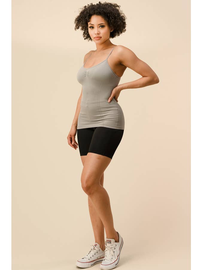 Amerikan Basics - Wholesale Camisole - Women's - Shelf Bra Seamless Camisole 8