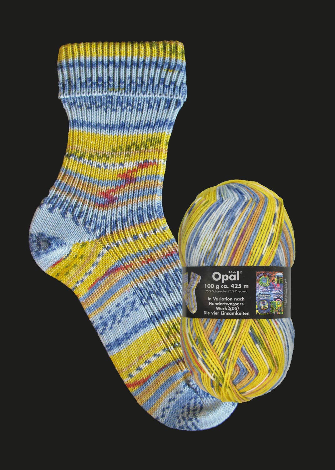 SCHULANA - Wholesale Yarn - OPAL sock yarn after Hundertwasser 4-ply14