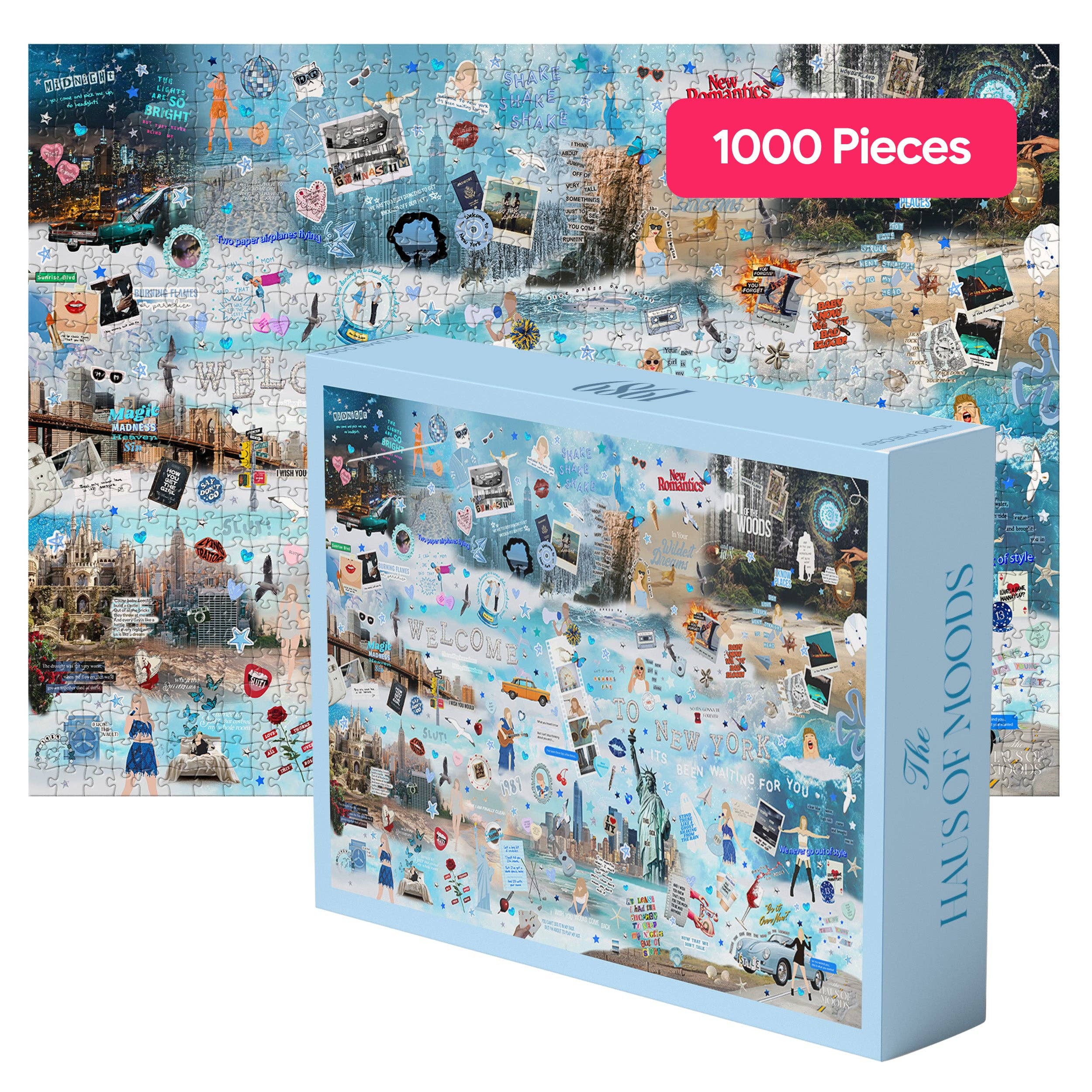 Haus of Moods - Vendita all'ingrosso Puzzle - Adulti - 1989 Era Testi & Easter Egg Puzzle©2