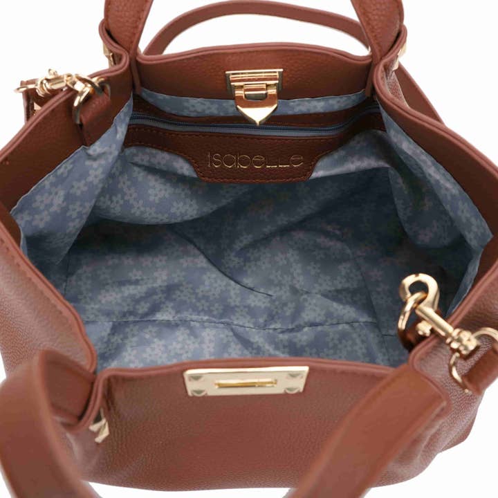 Isabelle Handbags - Wholesale Tote Bag - Women's - HL20622 Studded Ruched Tote Bag3