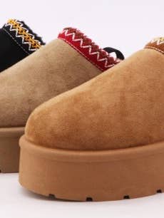 Slip on Platform Mule with Fur for wholesale by Andrea Bijoux