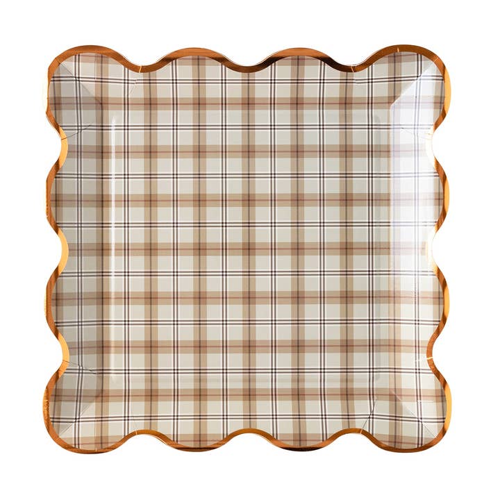 THP1143 - Plaid Square Plate for wholesale by My Mind’s Eye