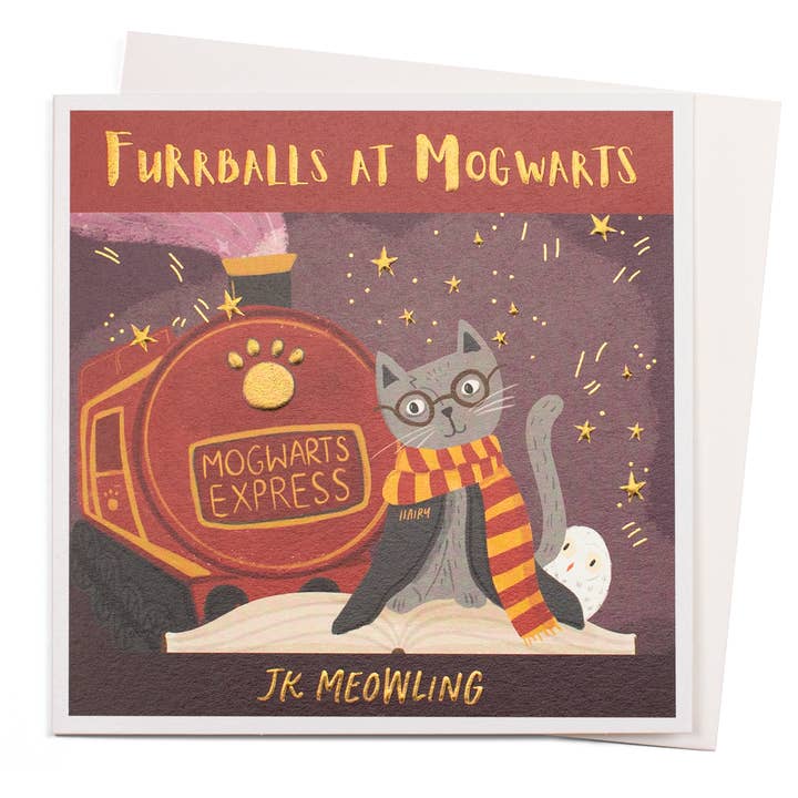 Mogwarts | Book Pun Greeting Card | Niaski for wholesale by USTUDIO Design
