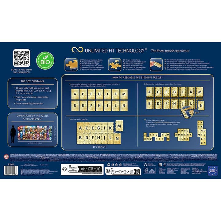 Trefl USA - Wholesale Puzzle - Adult - Trefl Prime 21000 Piece Puzzle - Earth Chronicles: Creation to Future3