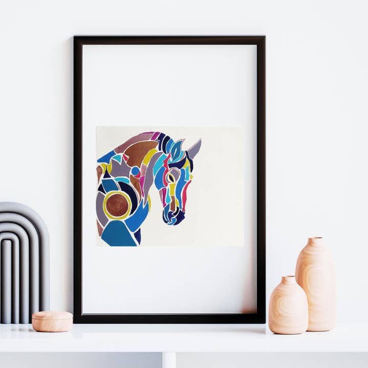 Bronze Framed Art Print for wholesale by Jazzymade