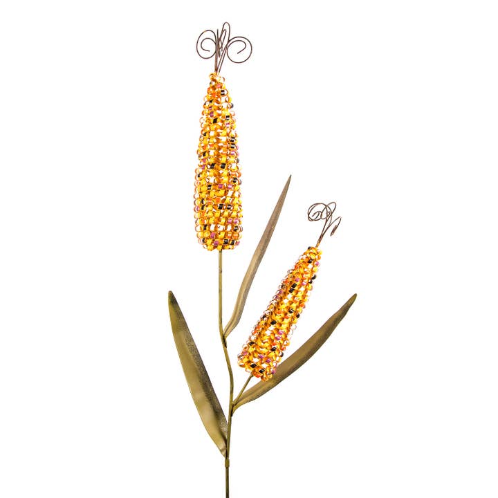Oak Street Wholesale - Wholesale Decorative Tabletop Object - Double Ear Corn Stalks