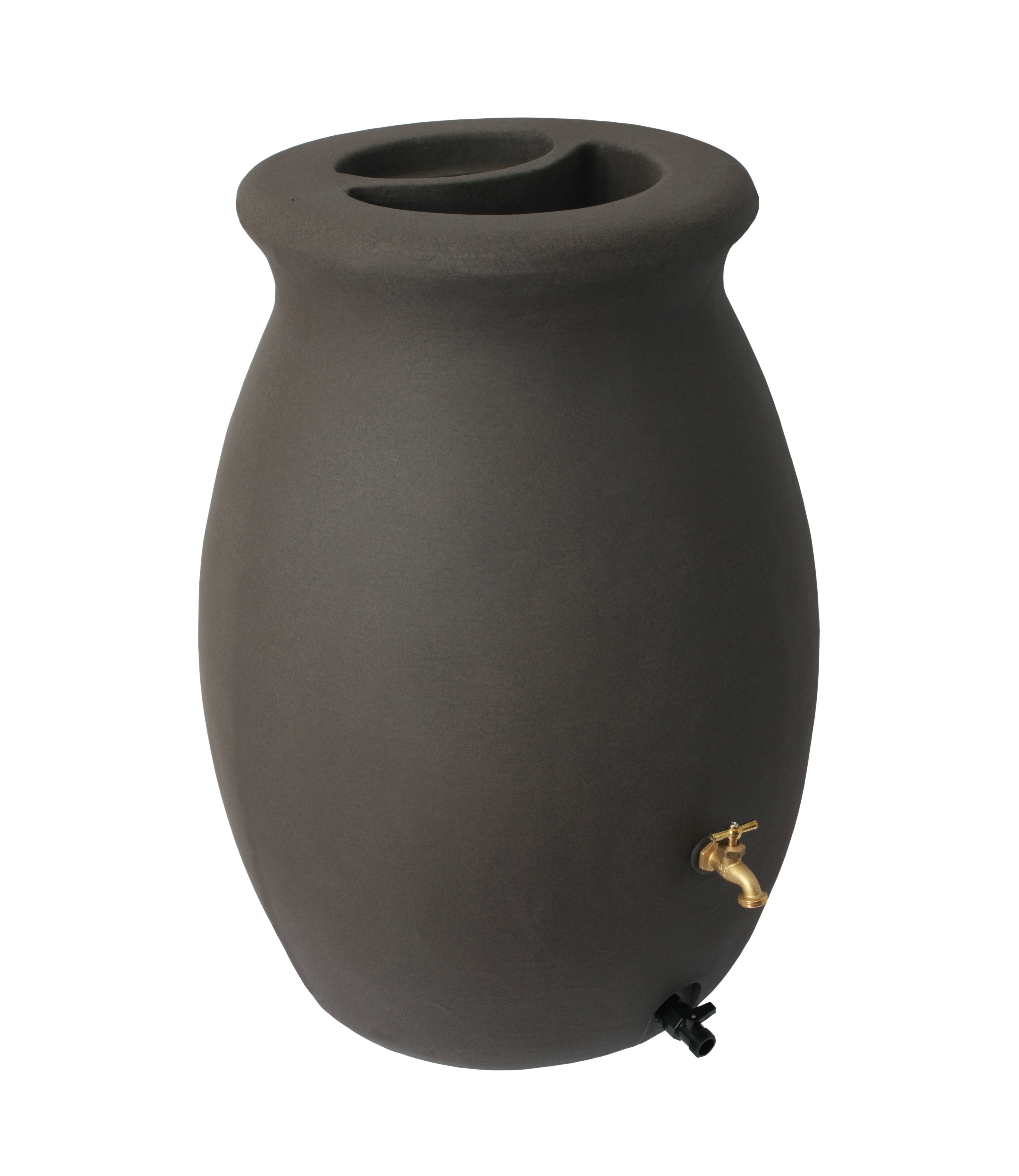 Algreen - Wholesale Outdoor Ornament/Decor - Castilla 50 Gallon Flat Back Rain Barrel22