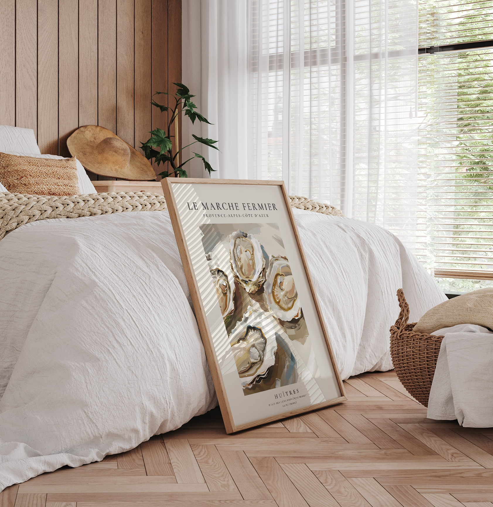 Seven Icons Store – wholesale Art print – Farmer's Market, Oysters, Art Print3