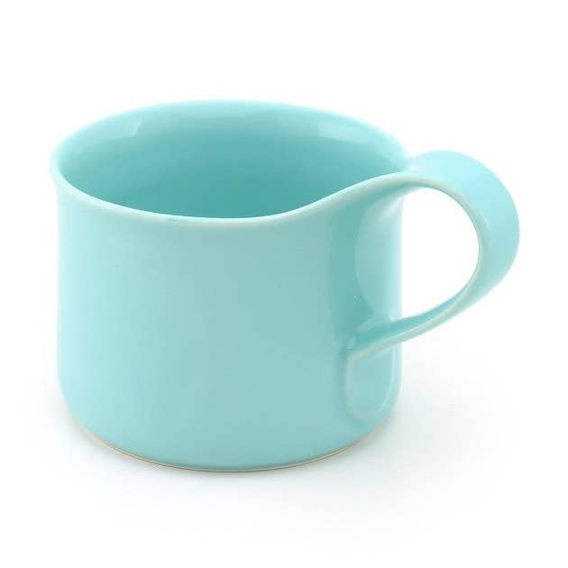 Bee House Ceramic Cafe Mug 6.8 Oz - Aqua Mist for wholesale by ZERO JAPAN USA