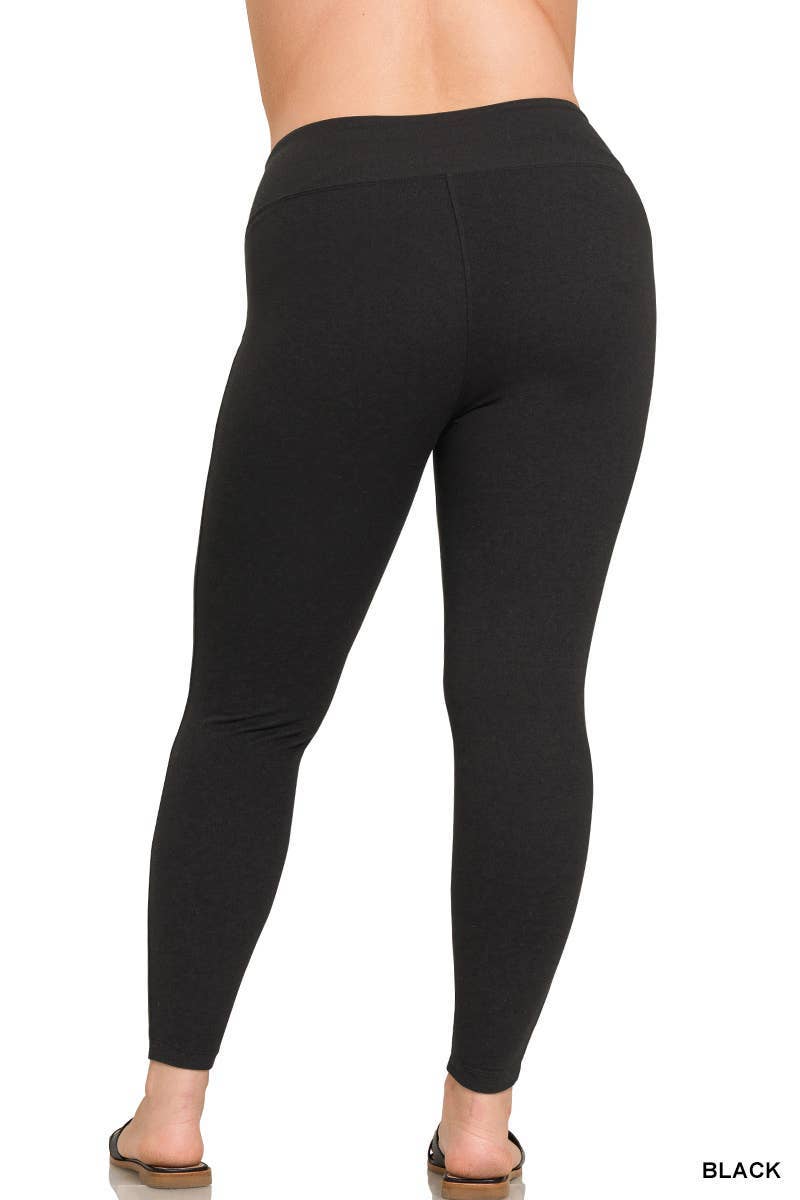 Vanilla Monkey - Wholesale Pants - Women's - Plus Microfiber Soft Waistband Full Length Leggings8