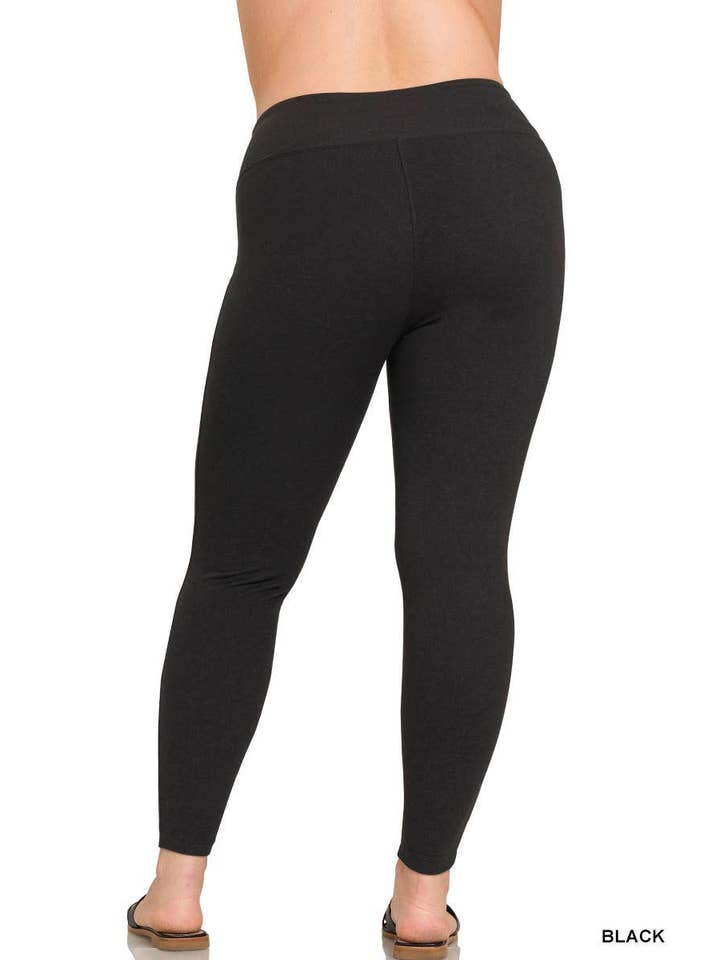 Vanilla Monkey - Wholesale Pants - Women's - Plus Microfiber Soft Waistband Full Length Leggings8