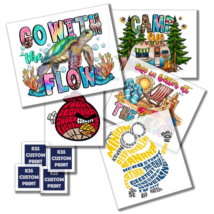 Custom DTF Transfer By Size for wholesale by Springs Design