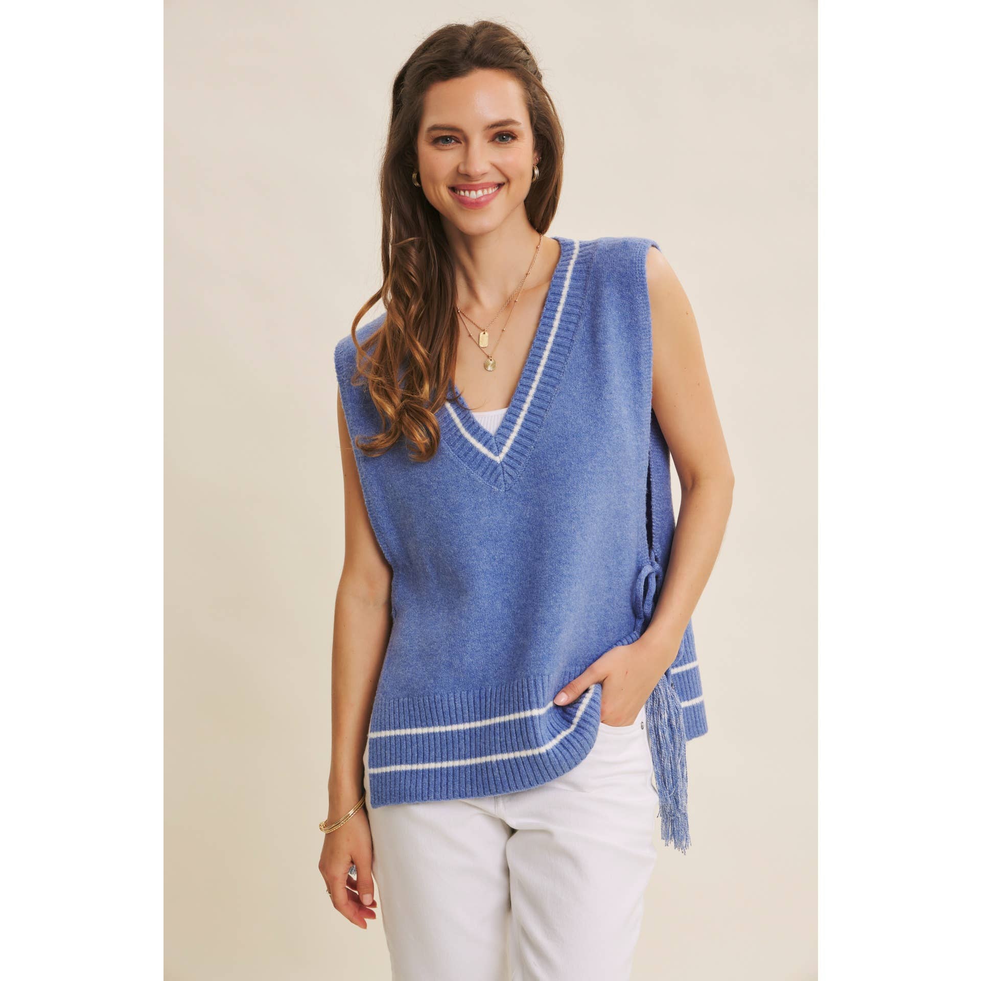 in february - Wholesale Outerwear Poncho - Women's - ECO-FRIENDLY EFFORTLESSLY ESSENTIAL SWEATER PONCHO VEST13