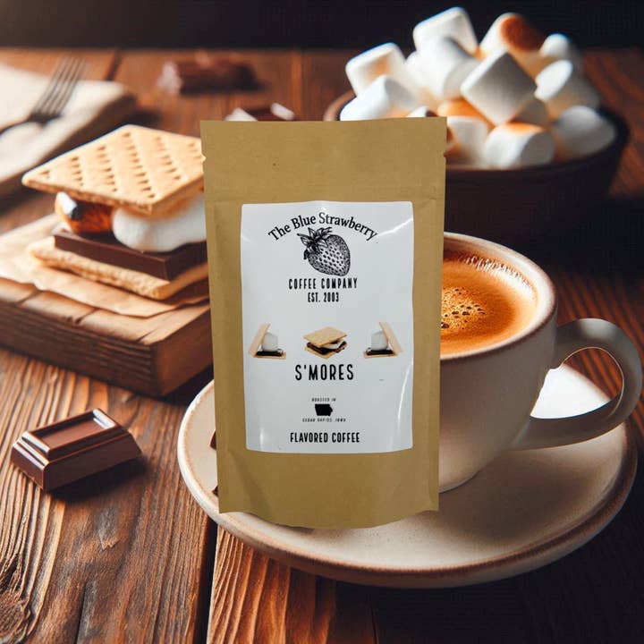 The Blue Strawberry Coffee Co - Wholesale Ground Coffee - S’mores (Flavored Coffee)